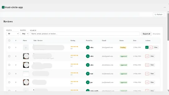 Trust Circle Reviews screenshot