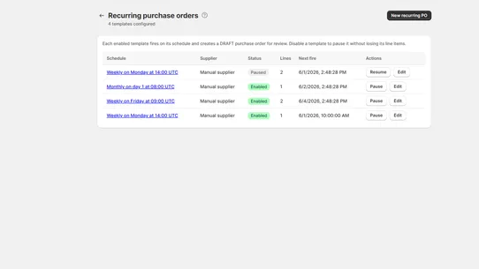Purchase Comfort screenshot