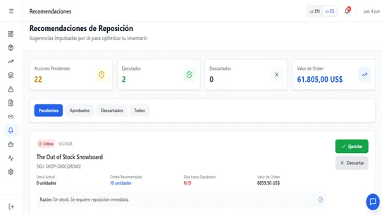 Ventoryx: Stock Inteligente screenshot