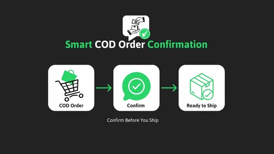 Smart COD Order Confirmation screenshot