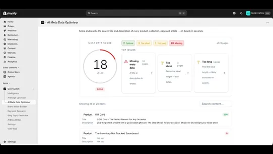 QueryCatch screenshot