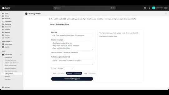 QueryCatch screenshot