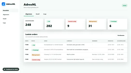 AdresNL screenshot