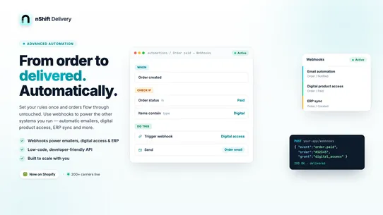 nShift Delivery screenshot