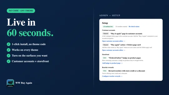 Reorders by Win‑Win Apps screenshot