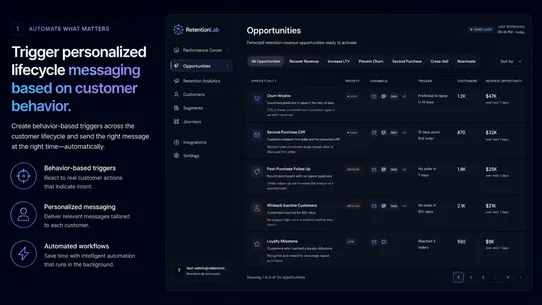 RetentionLab screenshot