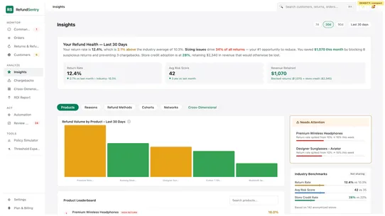 RefundSentry ‑ Return Fraud screenshot