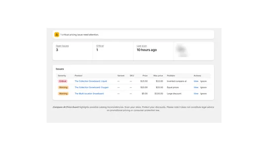 Compare‑At Price Guard screenshot