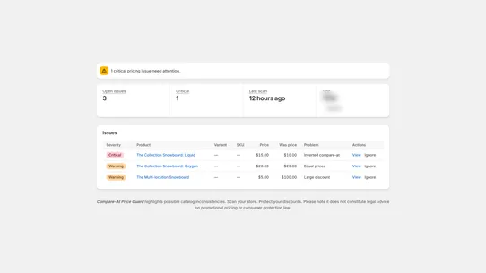 Compare‑At Price Guard screenshot