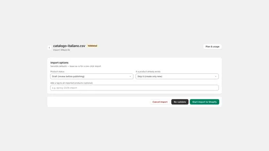 CSV2Store screenshot