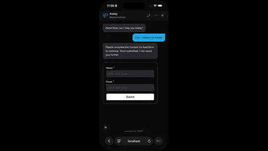 Qwry: AI, Helpdesk &amp; Live Chat screenshot