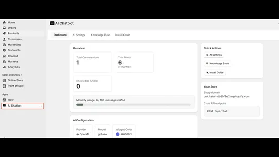 PoetAI ‑ AI Knowledge Chatbot screenshot