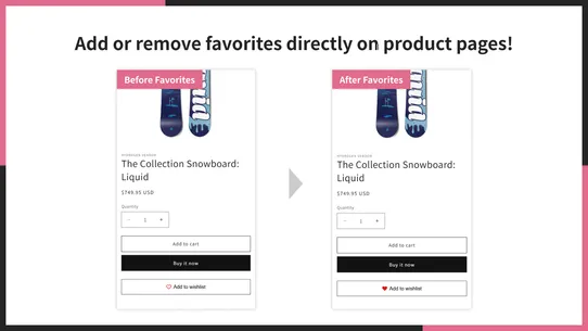 UR: Smart Product Wishlist screenshot