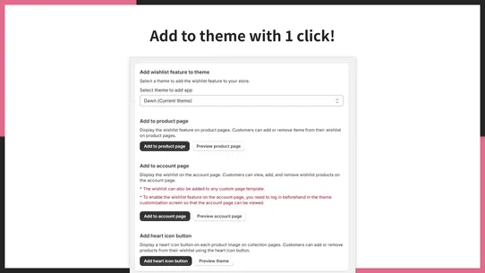 UR: Smart Product Wishlist screenshot