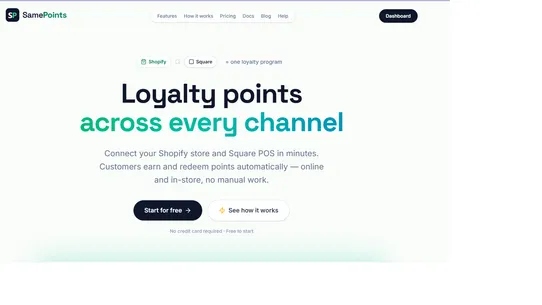 Samepoints screenshot