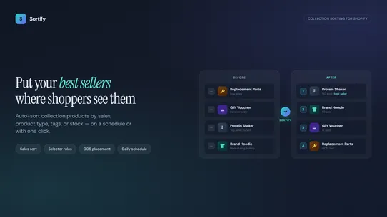 Sortify screenshot