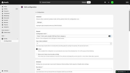 Sortify screenshot