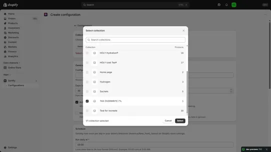 Sortify screenshot