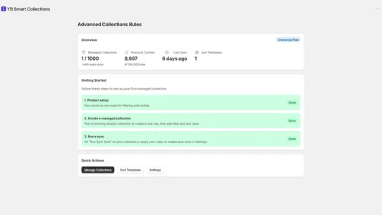 Yewbridge Smart Collections screenshot