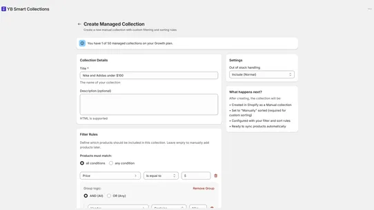 Yewbridge Smart Collections screenshot