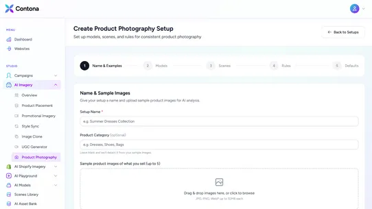 Contona ‑ AI Creative Studio screenshot