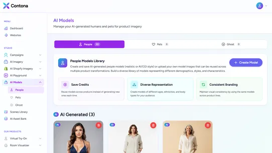 Contona ‑ AI Creative Studio screenshot