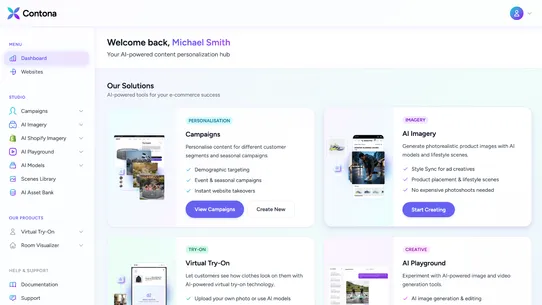 Contona ‑ AI Creative Studio screenshot