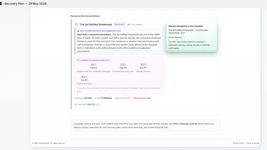 Sparande InventoryIntel screenshot