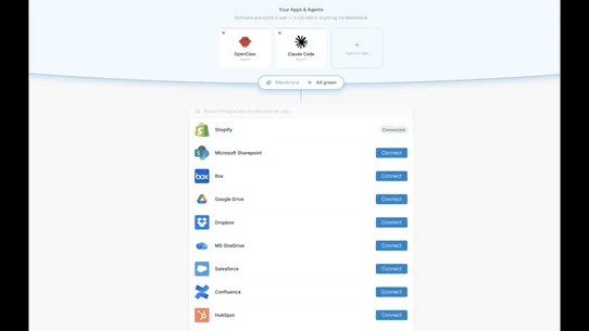 Membrane screenshot