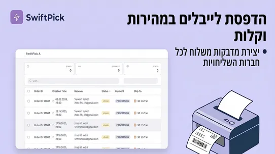 SwiftPick ‑ Picking &amp; Shipping screenshot