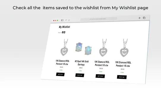 GemFind Jewelry WishlistⓇ screenshot