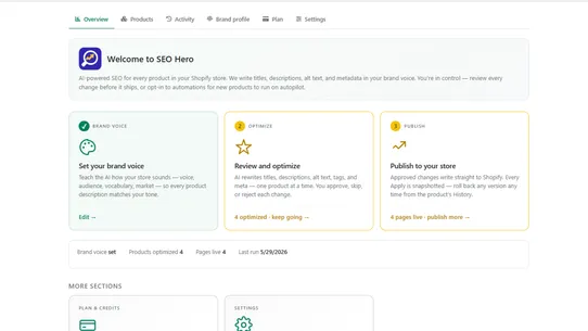 Hero: SEO Product AI screenshot