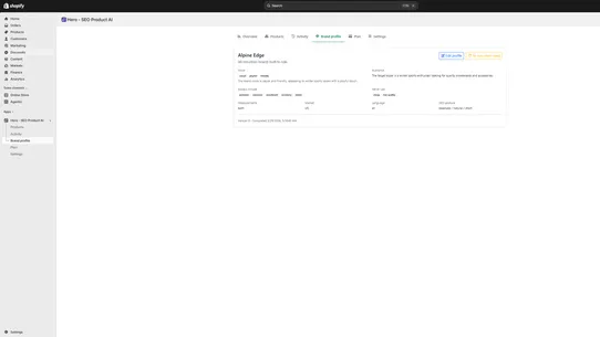 Hero: SEO Product AI screenshot