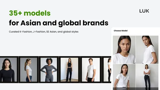 LUK: AI Lookbook Photo Studio screenshot