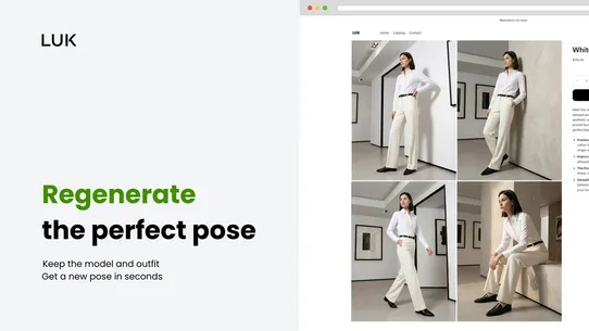 LUK: AI Lookbook Photo Studio screenshot