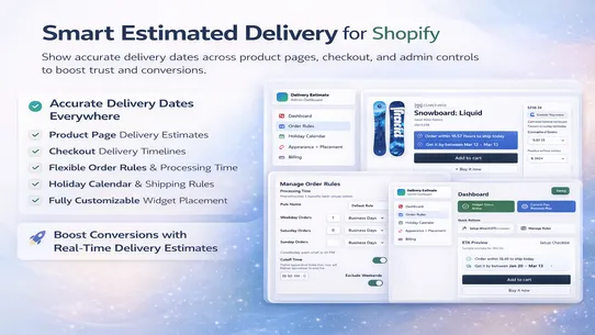 AIT Estimated Delivery Date screenshot