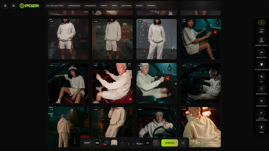 POZR — AI Fashion Visuals screenshot