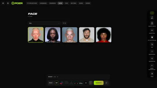 POZR — AI Fashion Visuals screenshot