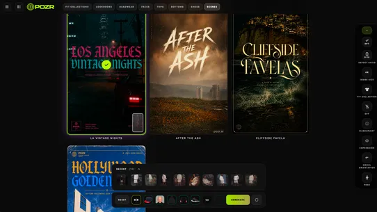 POZR — AI Fashion Visuals screenshot