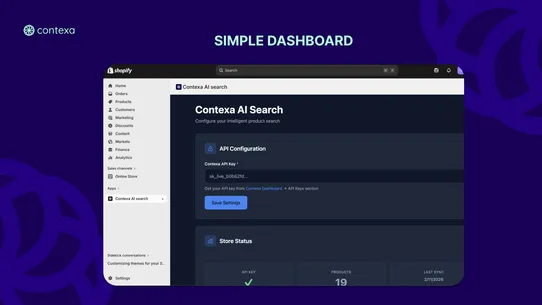 Contexa AI Search &amp; Analytics screenshot
