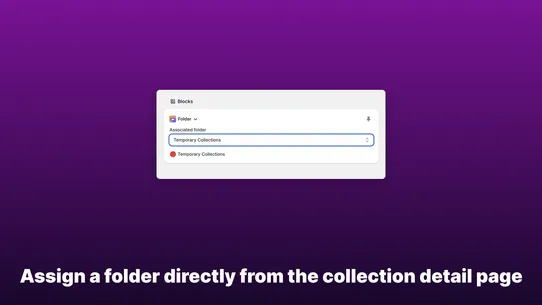 Collection Folders screenshot