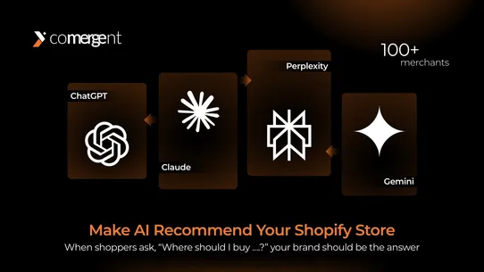 Comergent AEO Agentic Commerce screenshot