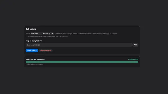 Smart Product Tagger screenshot
