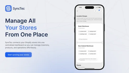 SyncTec | Multi‑Store Sync screenshot