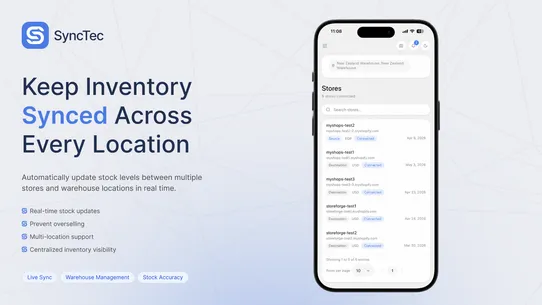 SyncTec | Multi‑Store Sync screenshot