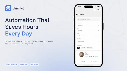 SyncTec | Multi‑Store Sync screenshot