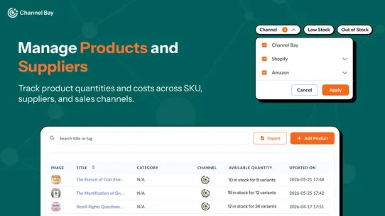 ChannelBay: Inventory &amp; Order screenshot