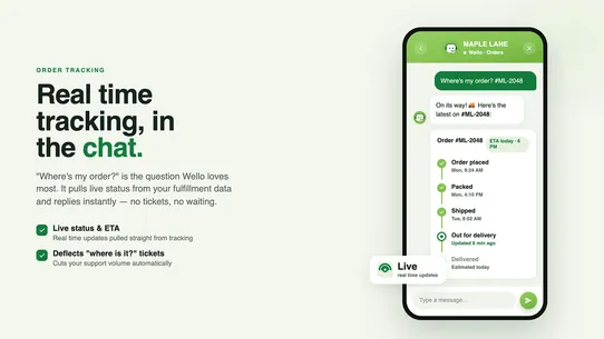 WelloChat: AI Chatbot &amp; Sales screenshot