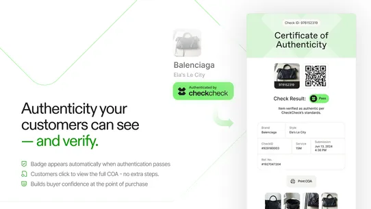 CheckCheck Connect screenshot