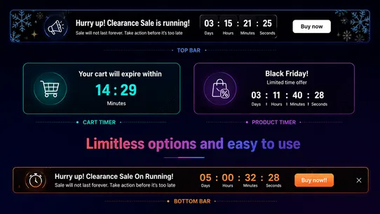 Urgency Countdown Timer Bar screenshot